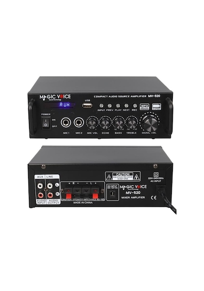 Magicvoice Mv-520 Dijital Karaoke Mikser Amfi
