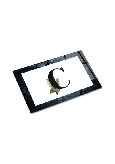 Decorita Cam Kesme Tahtası - Cam Kesme Tablası Harfli Tasarım C 20 CM x 30 CM