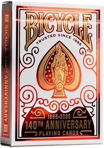 Bicycle 140th Anniversary Metalluxe Premium Oyun Kağıdı Koleksiyonluk İskambil Kartları Destesi
