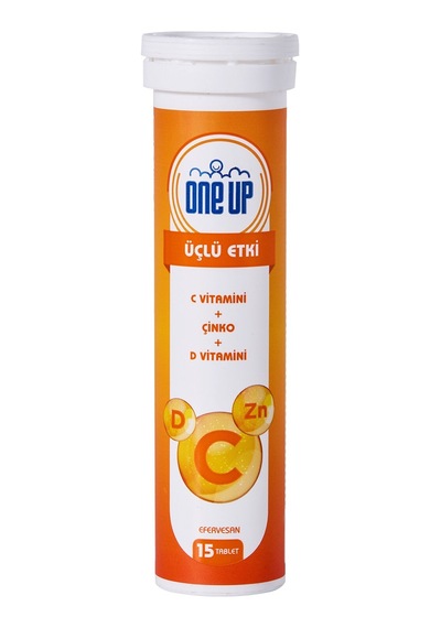 5 Adet One Up Üçlü Etki C Vitamini Çinko+d Vitamini 15'li