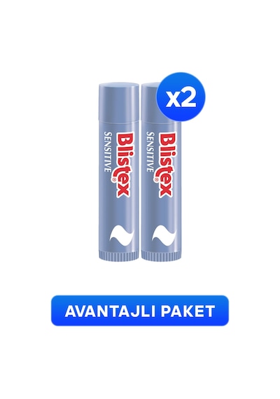 Blistex Lipstick Sensitive Dudak Bakım Kremi 2 x 4.25 G