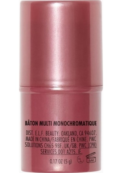 E.l.f. Monokromatik Multi Stick Göz Dudak Ve Yanak Için Kremsi Allıklar Lumınous Berry