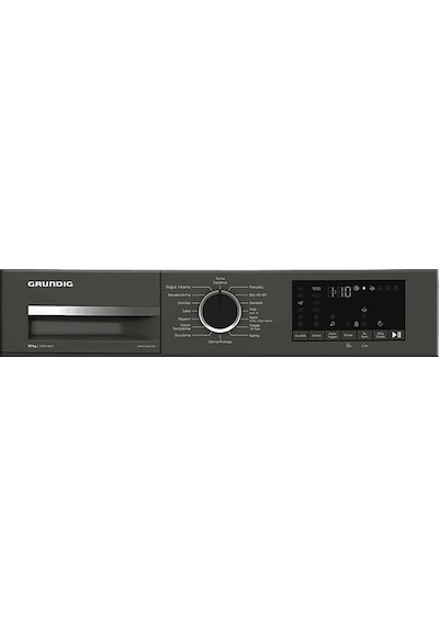 Grundig GPWM 102644 MG 10 KG 1200 Devir Çamaşır Makinesi Koyu Gri