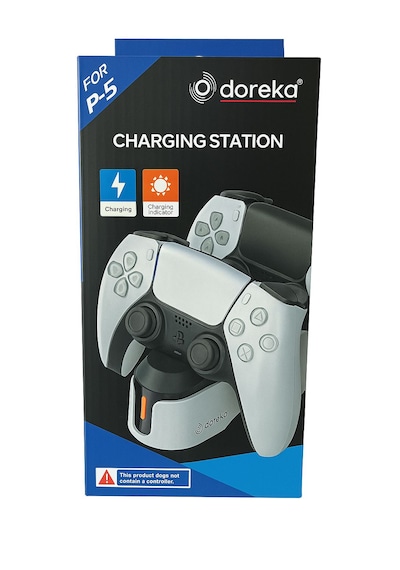 Doreka Ps5 Dualsense Şarj İstasyonu Playstation 5 Uyumlu Charging Station - Tp5-1501s Beyaz