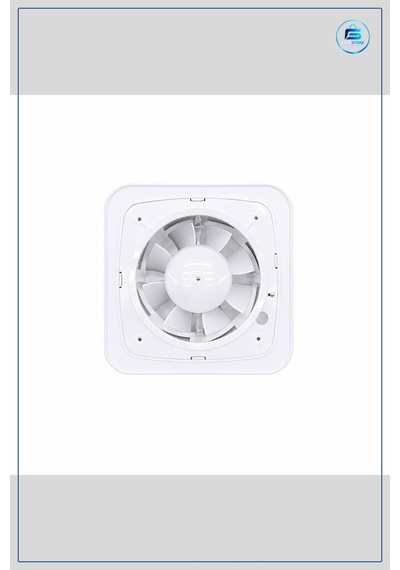 Banyo Tuvalet Aspiratörü 100 Mm 12w Plastik Sessiz Havalandırma V