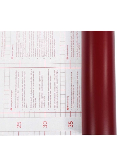 D-C-Fix 446-1829 Mat Bordo Yapışkanlı Folyo (45Cm X 2Mt)