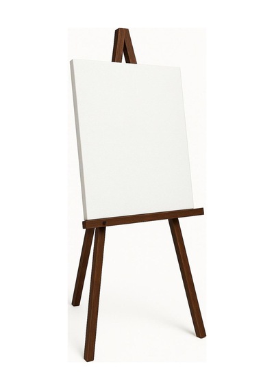 Ceviz Ahsap Resim Standi Sovale 120x50 Cm Cın092