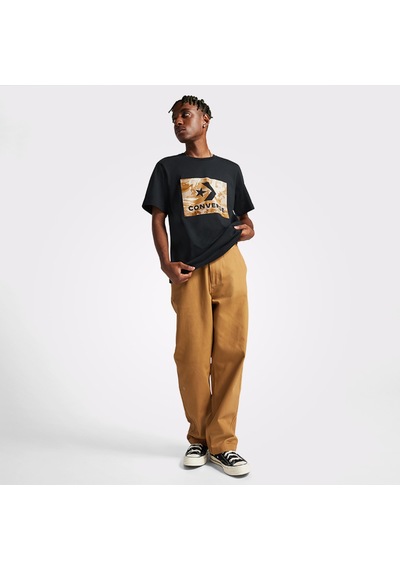 Converse Star Chevron Camo Erkek Siyah T-shirt
