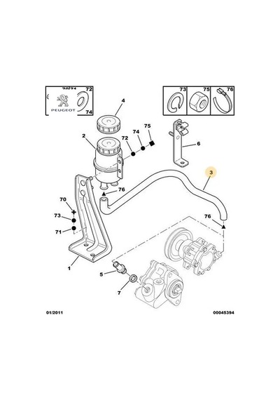 Direksiyon Yağ Borusu Boxer 2.8hdi Peugeot 4012.f5