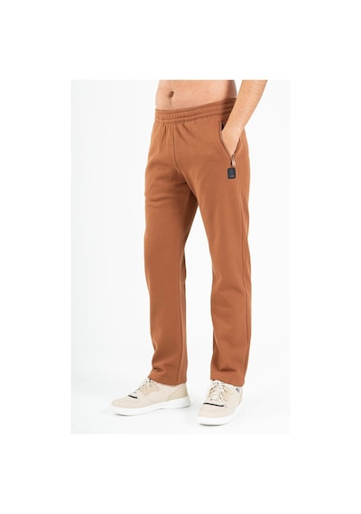 Maraton Sportswear Regular Erkek Düz Paça Basic Taba Eşofman Altı 21795 Taba