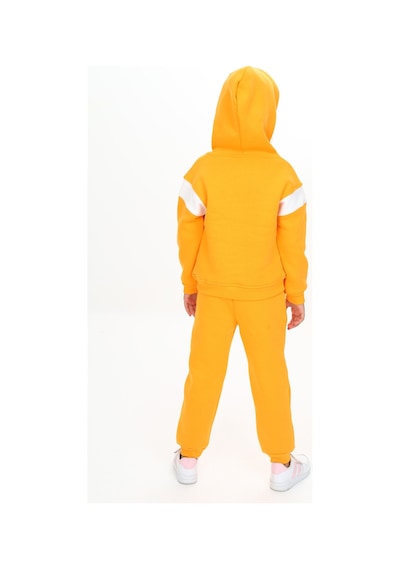 Toontoy Kids Toontoy Kız Çocuk Kapüşonlu Eşofman Takım Hardal