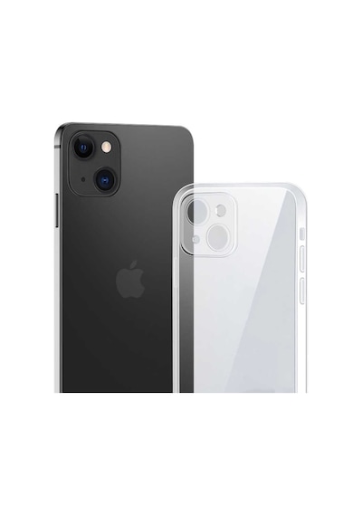 Apple Uyumlu iPhone 13 Kılıf Zore Blok Kılıf Renksiz