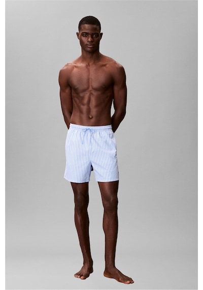 Calvin Klein Medium Drawstring Wa Erkek Şort Mayo Gri-15907 Grau