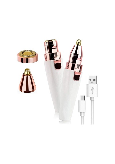 2in1 Epilasyon Aleti Usb Şarj Kaş Kıl Bıyık Yüz Tüy Alma Aleti 2 Si Bir Arada Kalem Boy