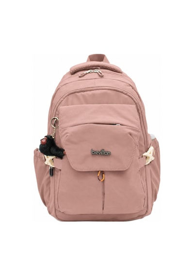 Okul Çantası Su Geçirmez Kumaş Unisex Okul Sırt Çantası Hrm - 2601 Pudra Pudra Pembe