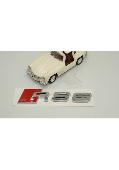 Audi Rs6 Bagaj Krom Abs 3M 3D Yazı Logo Amblem Ürün