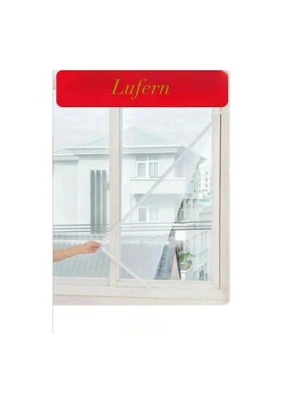 2 Adet Ayarlanabilir Sineklik Cırt Bantlı Yapışkanlı Pratik Pencere Cam Kapı 0,75 Cmx1,25 Cm 4 Mt