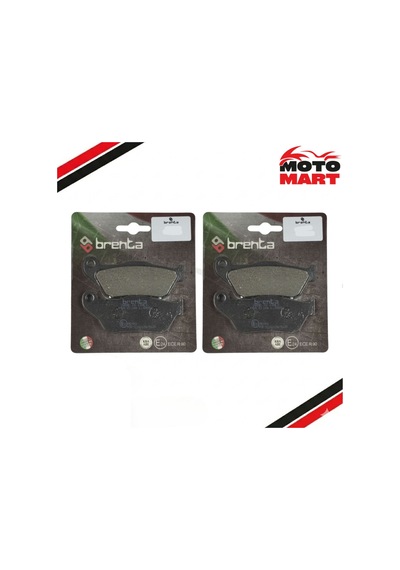 Yamaha X-max 250 2005-2009 Abs Siz Ön Ve Arka Balata Takımı Brenta Brt0348