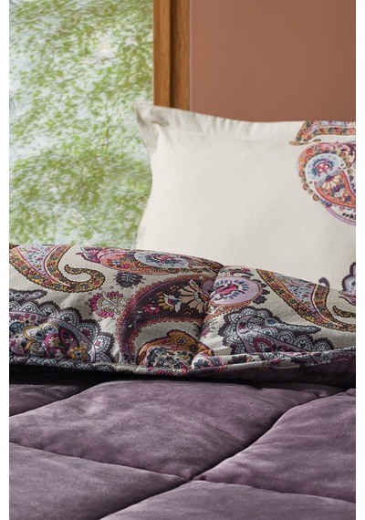Serra Next Comforter Set Tek Kişilik Mor