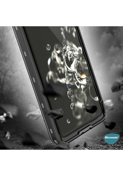 Samsung Galaxy S23 Plus İçin Kılıf Waterproof 360 Full Body Protective Siyah Galaxy S23 Plus İle Uyumlu Kılıf - Siyah