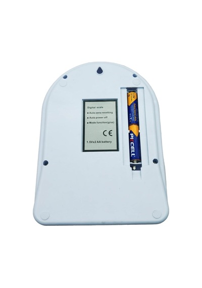 Promosyonca Dijital Mutfak Terazisi, 10kg Kapasite, Lcd Ekran, 130x185x35mm, Beyaz Diğer