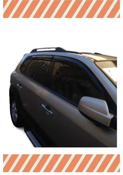 Hyundai Tucson 2005-2010 Modellerine Özel 4'Lü Mügen Tip Cam Rüzg