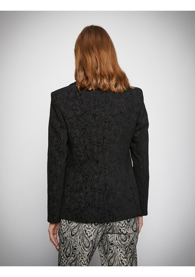 Koton Melis Ağazat X Koton - Jakarlı Cep Detaylı Blazer Ceket Siyah 3wak50120ek 3WAK50120EK999 Siyah Koton Melis Ağazat X Koton - Jakarlı Cep Detaylı Blazer Ceket Siyah 3wak50120ek 3WAK50120EK999 Siyah