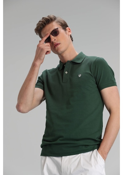 Lufian Laon Spor Polo Erkek Tişört Yeşil 111040055100600 Yeşil