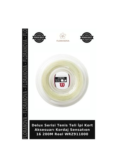 Delux Serisi Tenis Teli İpi Kort Aksesuarı Kordaj Sensatıon 16 200m Reel Wrz911000