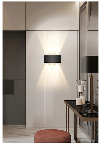 Ct-8011 Haiti 10w Led Duvar Aplik 3200k Günışığı Siyah