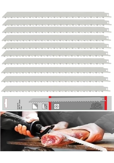 Gator Paslanmaz Çelik 10 Ad. 30cm Tilki Kuyruğu Et Kemik Kesim Bıçağı Özel Yerli Imalat Gtr 90301910