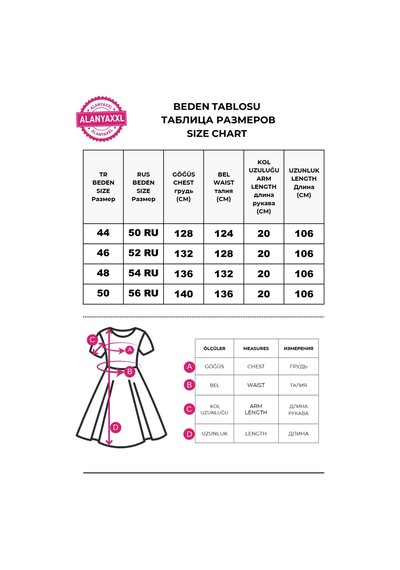Trieste Büyük Beden V Yaka Puantiyeli Kuşaklı Cepli Kısa Kollu Kadın Elbise Beyaz