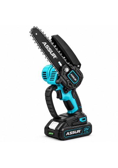 Assur 21v Şarjlı Mini Dal Budama Testeresi 6 İnç Çantalı Set