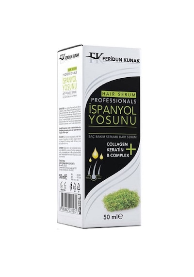 Feridun Kunak İspanyol Yosunu Collagen Keratin B Complex Hair Serum 50 Ml