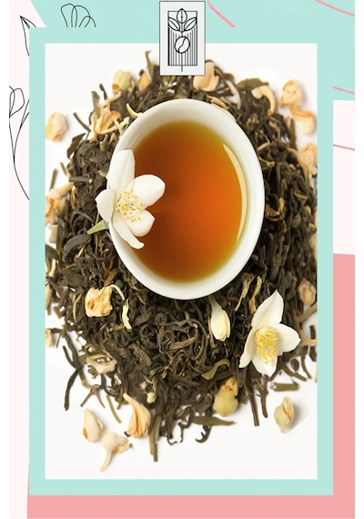 Special Jasmine Tea 50g, Özel Karışım Yaseminli Yeşil Çay
