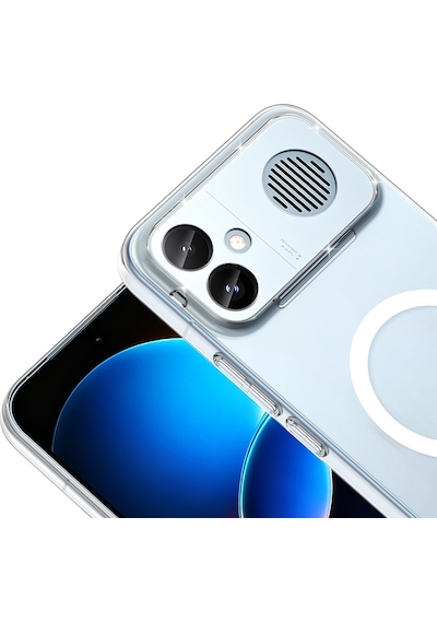 Apsuwa Xiaomi Poco F8 Ultra Kılıf London Magsafe Şaj Özellikli Mika Şeffaf