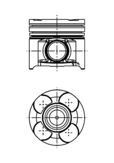 Piston Segman - Alfa Romeo 166, 159, 156, Gt, Bravo, Stilo, Croma - Kolbenschmıdt-40660610