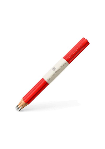 Graf Von Faber-Castell Guilloche Hint Kırmızısı 3'lü Kurşun Kalem