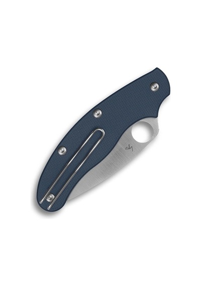 Spyderco Uk Penknife Cobalt Blue G-10 Cpm Spy27 Plainedge Kamp Çakı Mavi