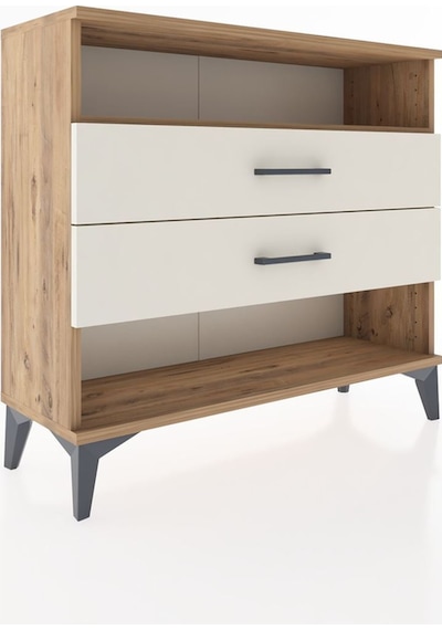 Arges Şifonyer Tek Raflı 2 Çekmeceli 88x30x80 Çam-aytaşı Atlas Çam