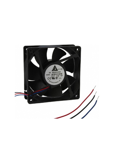 Delta Afb1212she-r00 ,120x38mm 12vdc 152-cfm 3-kablo Fan