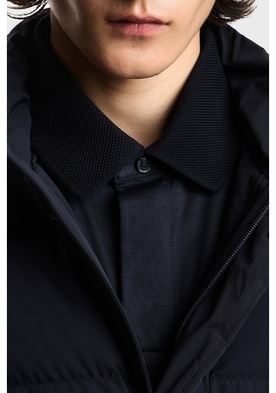 Emporio Armani Logolu Regular Fit Düğmeli Polo Erkek Polo Em004590 Af10017 Ub118 Lacivert