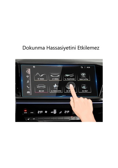 Audi Q4 E-tron Ekran Koruyucu 11.6 İnç Multimedya Navigasyon ' Sadece Ekran Koruyucu