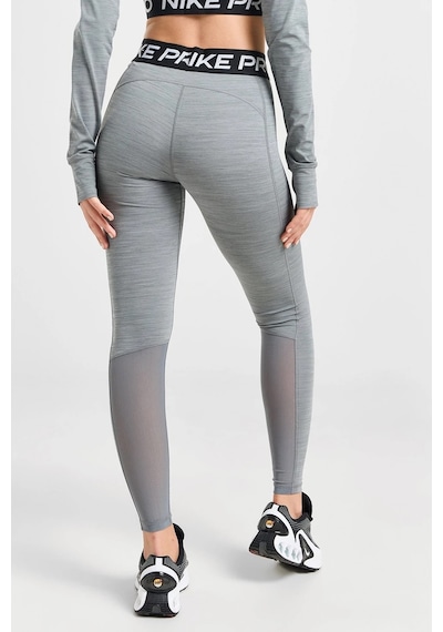 Nike Pro 365 Dri Fit Training Mid Rise Full Length Tight Fit Green Toparlayıcı Tayt Gri Melanj