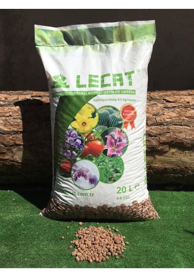 Serada Decor Plant Kil Bilyesi 3 Lt 3-8 Mm Genleştirilmiş Kil Bilyesi Orkide Kil Bilyesi