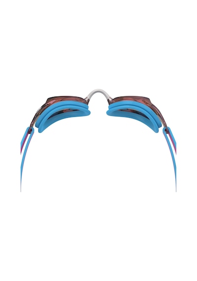 Speedo Vanquisher 3.0 Mirror Yüzme Gözlüğü Gençler İçin Üniseks, Picton Blue/vermillion/gold Mirror, Tek Beden Açık Gri