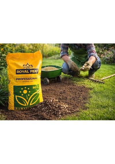 R&p Royal Peat 80 Litre Premium Özel Perlitli Bitki Toprağı İç Ve Dış Mekan Saksı,çiçek,çim,fideleme,toğumlama 80 L