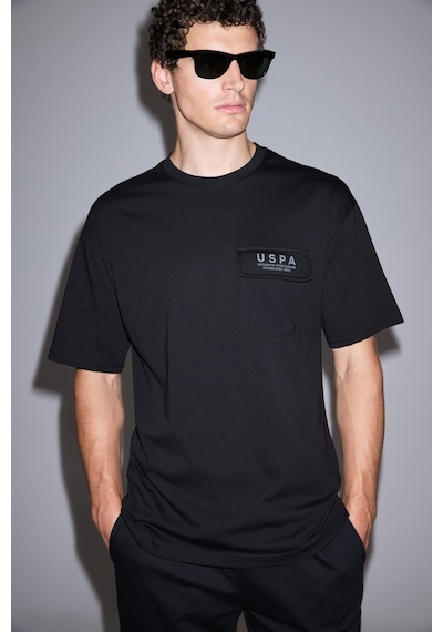 U.S. Polo Assn. U.s. Polo Assn. Erkek Siyah Tişört 50327021-vr046