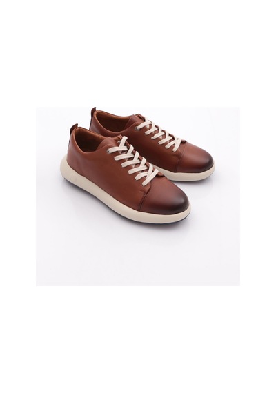 Dgn 20332 Erkek Bağcikli Sneaker Ayakkabi Taba Antik