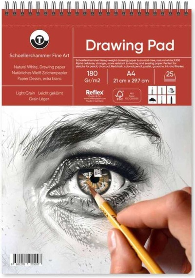 Heavy Weight Drawing Pad Eskiz Çizim Defteri 180 Gr. A4 20 Yaprak